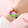 Relógio Infantil Com Pulseira De Silicone Tema De Dinossauro E Conforto Suave Para Meninos Meninas