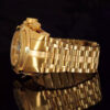 Relógio Zeus Esqueleto Original Banhado A Ouro 18k