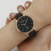 Relógio Feminino Coelho Fofo Com Pulseira De Couro Estilo Doce De Pulso Para Meninas Jovens Vitalidade