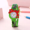 Relógio Infantil Com Pulseira De Silicone Tema De Dinossauro E Conforto Suave Para Meninos Meninas