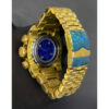 Relógio Zeus Esqueleto Original Banhado A Ouro 18k