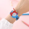 Relógio Infantil Com Pulseira De Silicone Tema De Dinossauro E Conforto Suave Para Meninos Meninas