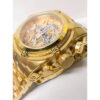 Relógio Zeus Esqueleto Original Banhado A Ouro 18k